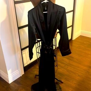 SKIMS full length midnight blue women’s bathrobe XS